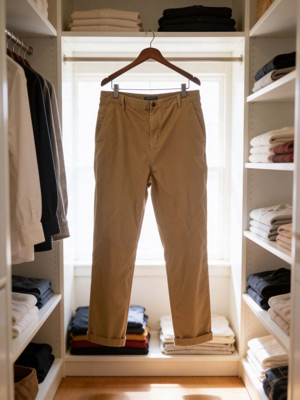 carbon2cobalt 100% Cotton Tan Chino Pants 40x30